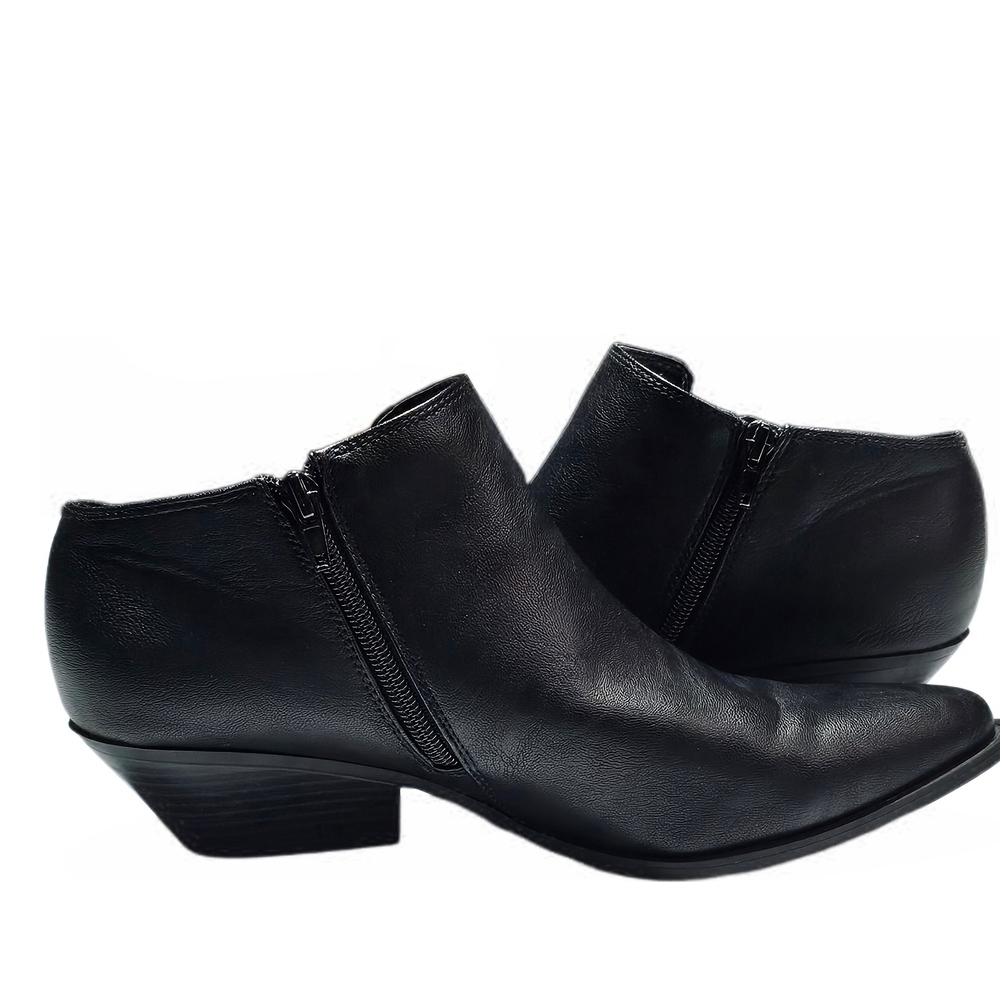 Indigo Ankle Booties Zipper Closure Black - Picture 4 of 16